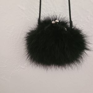 Mini purse, LA Regale Brand, feather design